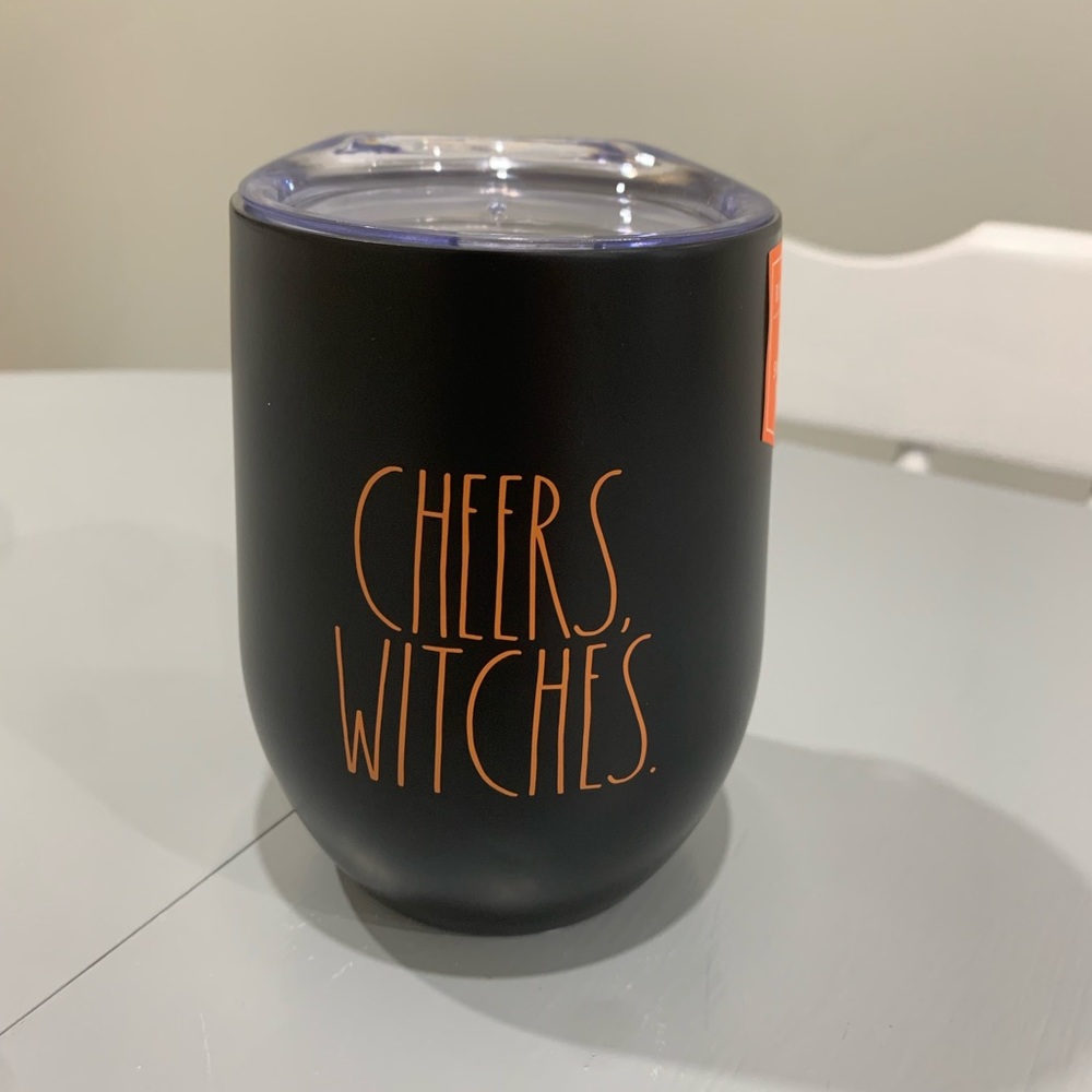 Rae Dunn Cheers Witches Wine Tumbler
